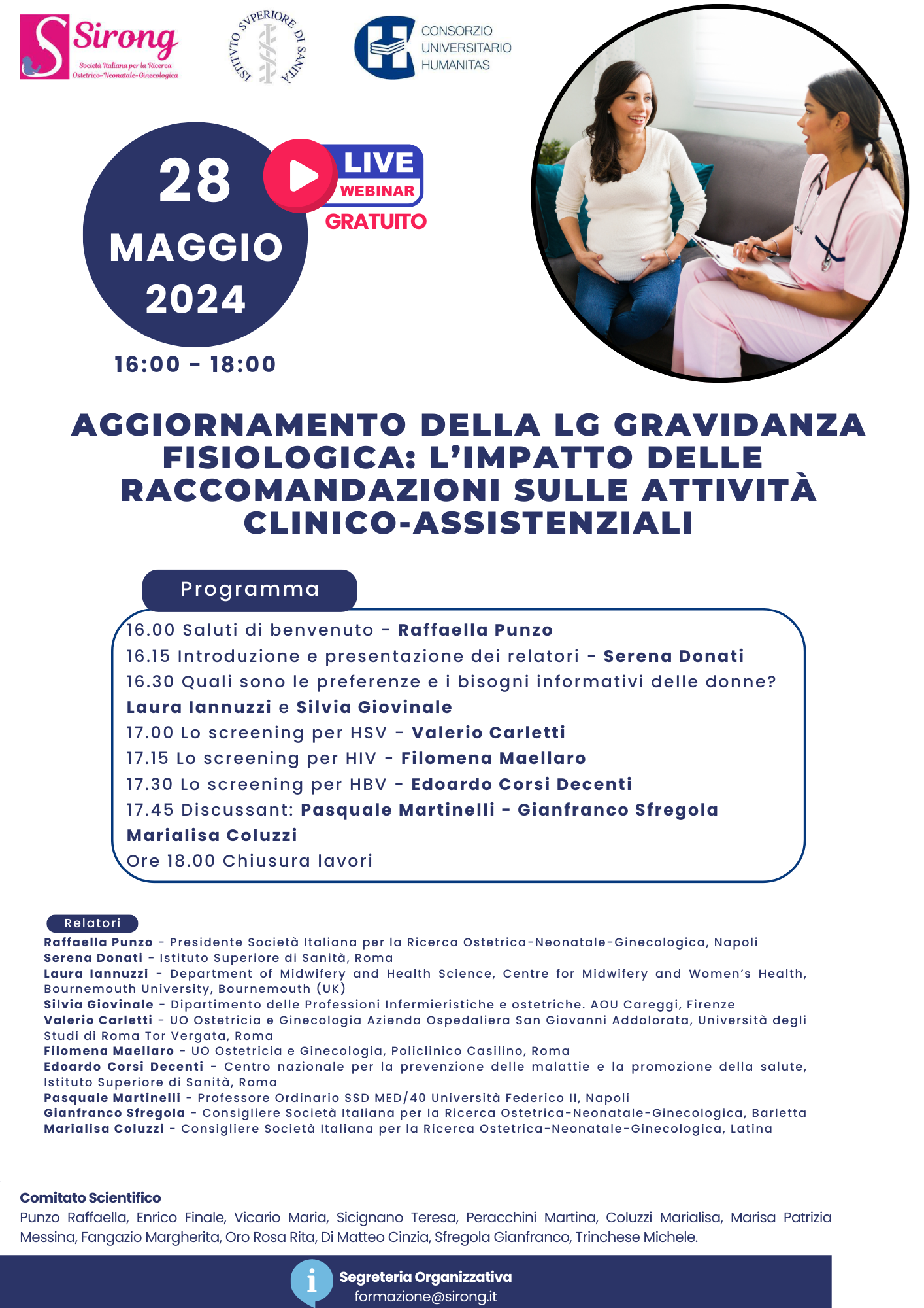 Aggiornamento della LG Gravidanza Fisiologica