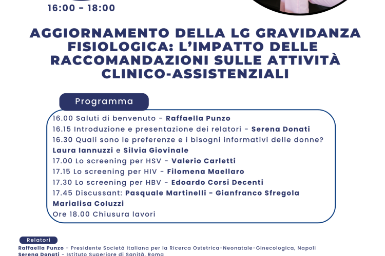 Aggiornamento della LG Gravidanza Fisiologica