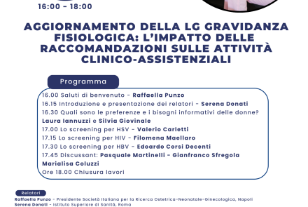 Aggiornamento della LG Gravidanza Fisiologica